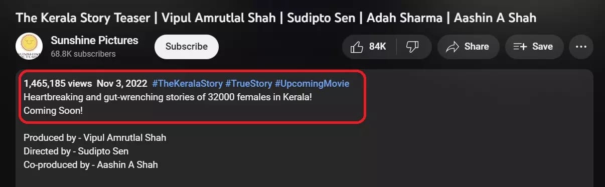 "Controversial Film 'The Kerala Story': Makers Agree to Remove Teaser About 32K Women Joining ISIS"